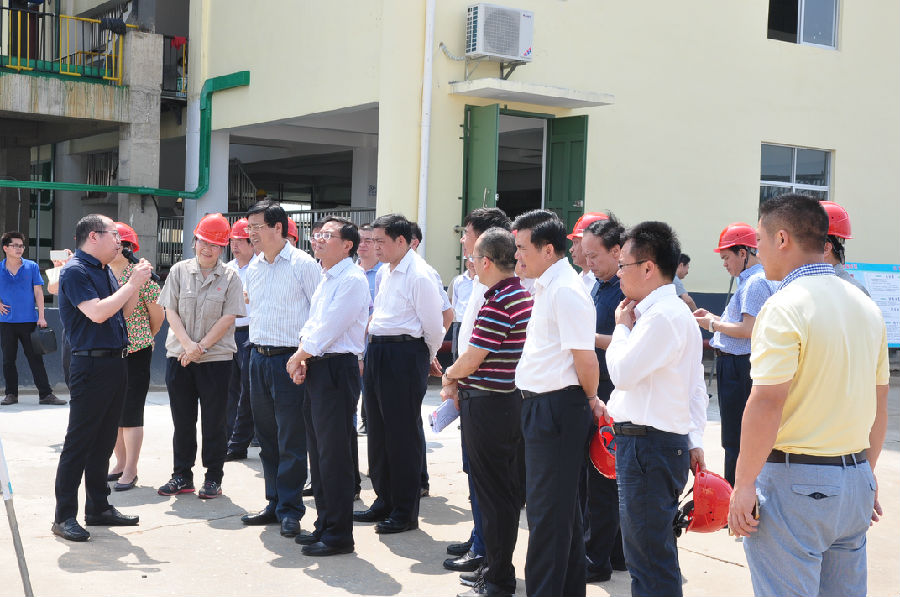 玉林市委書記莫恭明、市長蘇海棠率領四大班子來廣西銀億調研