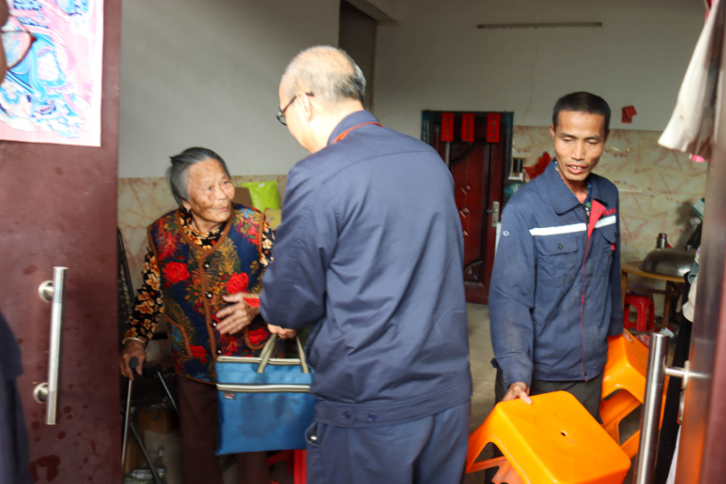 慰問傳黨情 關懷暖人心——廣西銀億公司黨委領導開展春節(jié)前夕慰問活動